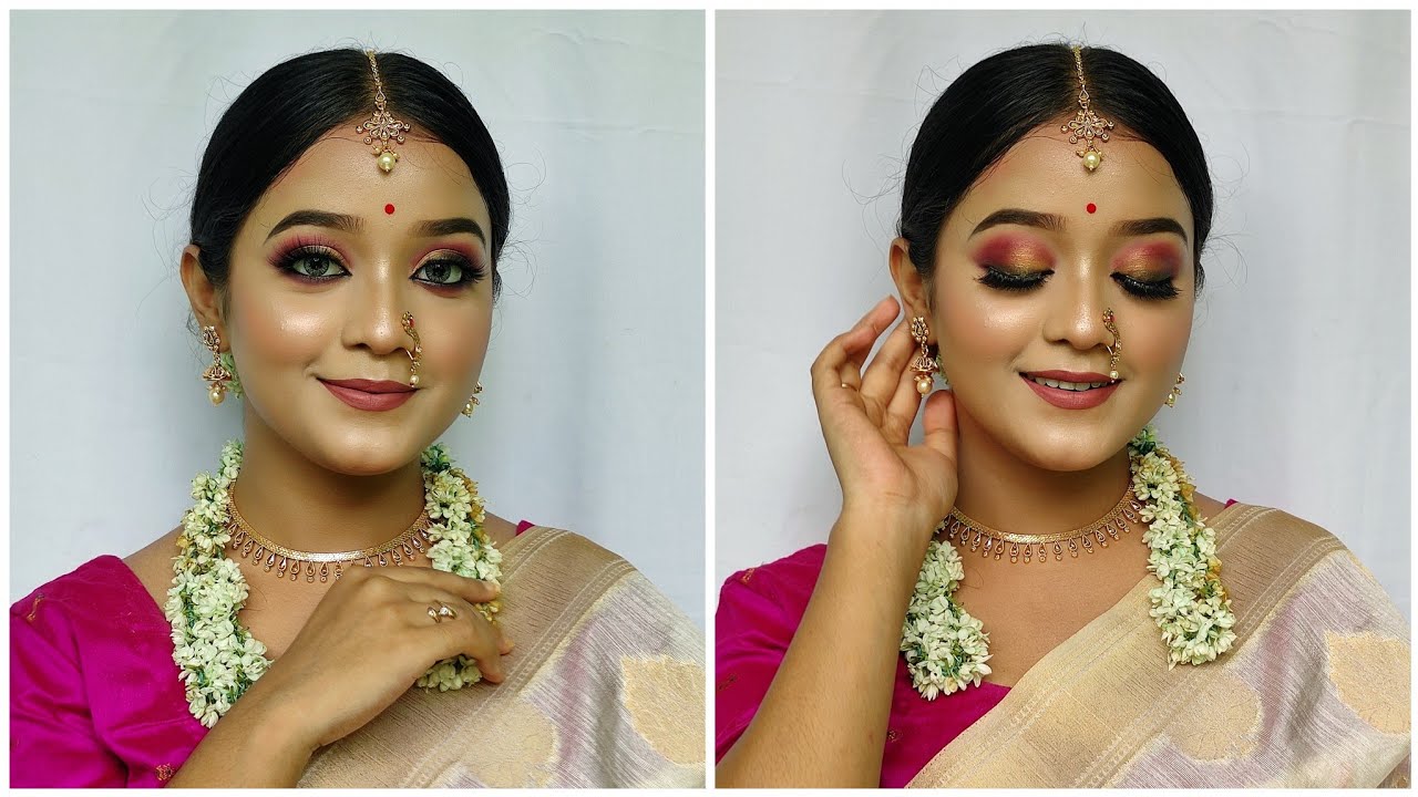 South Indian Makeup Glam Look