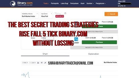 THE BEST SECRET TRADING STRATEGIES RISE FALL 5 TICK BINARY.COM WITHOUT LOSSING