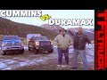 GMC Sierra Duramax Diesel vs Ram Cummins HD vs World's Toughest Towing Test