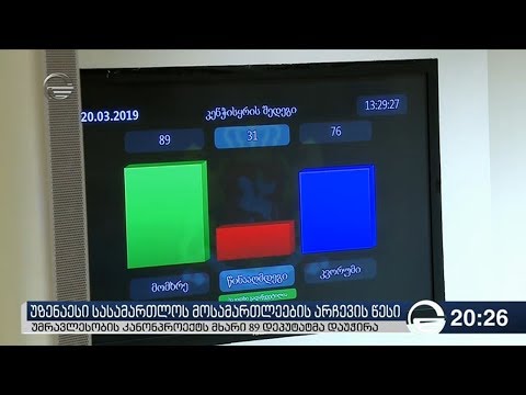 უზენაესი სასამართლოს მოსამართლეების არჩევის წესი