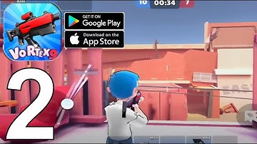 Vortex 9 - shooter game Part 2  gameplay Android ios