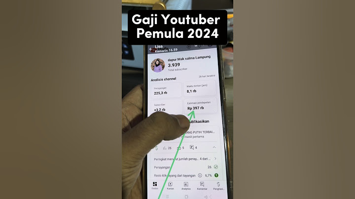 Gaji Youtuber Pemula Baru Monetisasi #tutorial #shorts