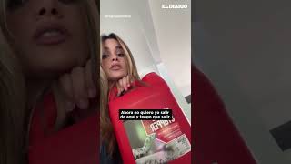Clarissa Molina asustada por una culebra en su casa / El Diario