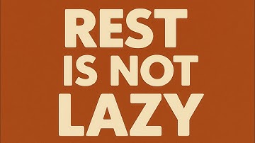 Rest Without Guilt: The Mental Health Talk We Need