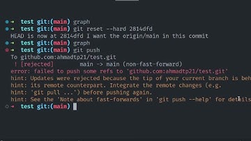 [FIXED] Git Failed to Push Some Refs