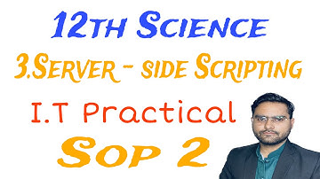 SOP 2 : Count total number of vowels | Server - side Scripting (PHP) | Science Class 12th | IT #HSC
