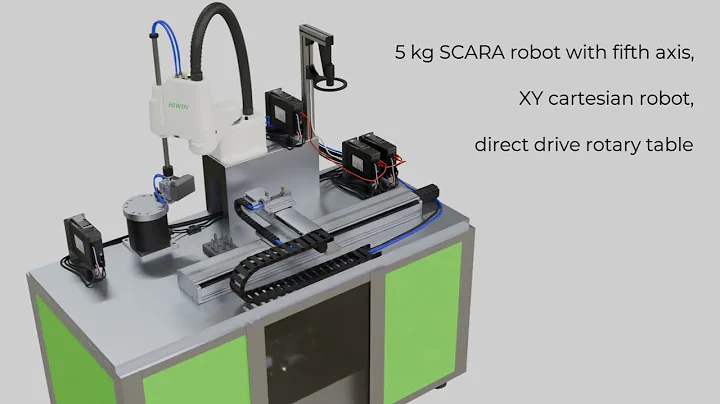 Scara Robot 5kg with 5* axis, XY Cartesian Robot and Direct Drive Rotary Table