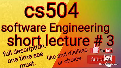 cs504 short lecture 3