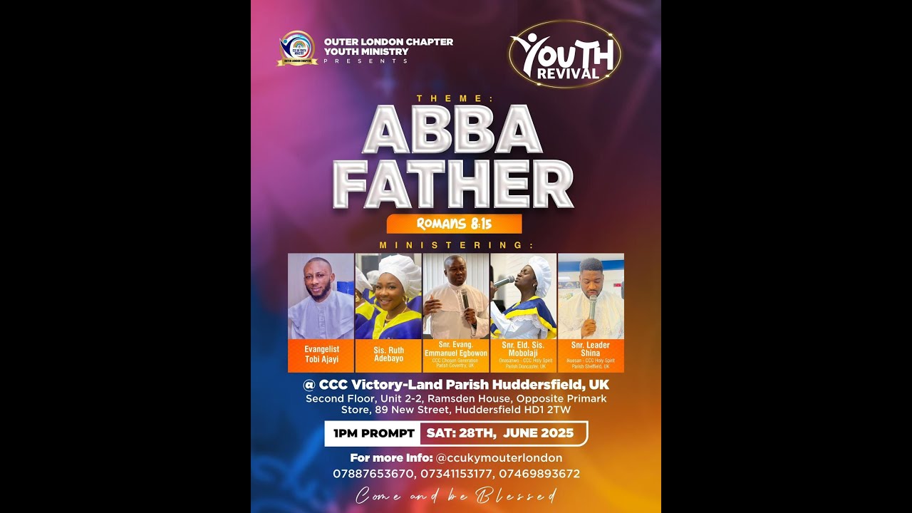 CCC UK DIOCESE OUTER LONDON YOUTH REVIVAL