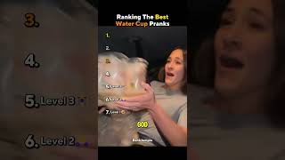Ranking the best water cup pranks 💀🗿 #usa