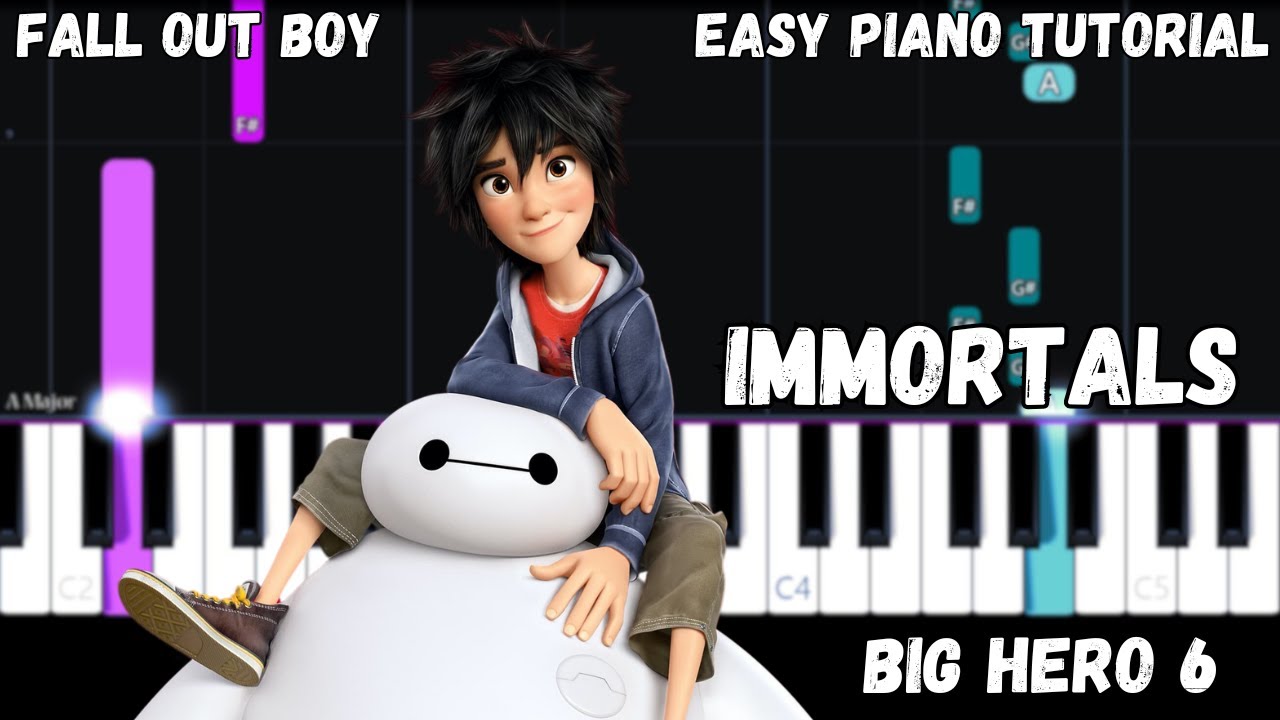 Fall Out Boy - Immortals (Easy Piano Tutorial)