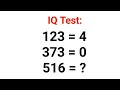 123 4 373 0 516 99 Failed This IQ Test Mathpuzzle Fastandeasymaths Iqtest Viralpuzzle 