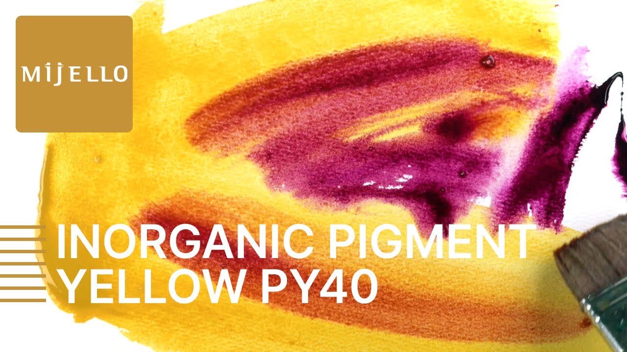 특이한 질감을 위한 선택 Cobalt Yellow (PY 40)