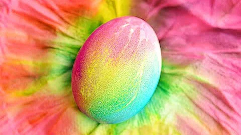 Tie Dye Easter Eggs