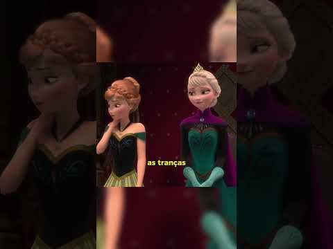 Como foi feito o cabelo da Elsa?