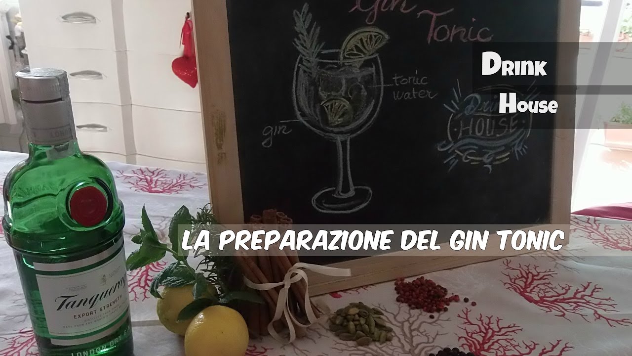 DRINKHOUSE la preparazione del GIN TONIC YouTube
