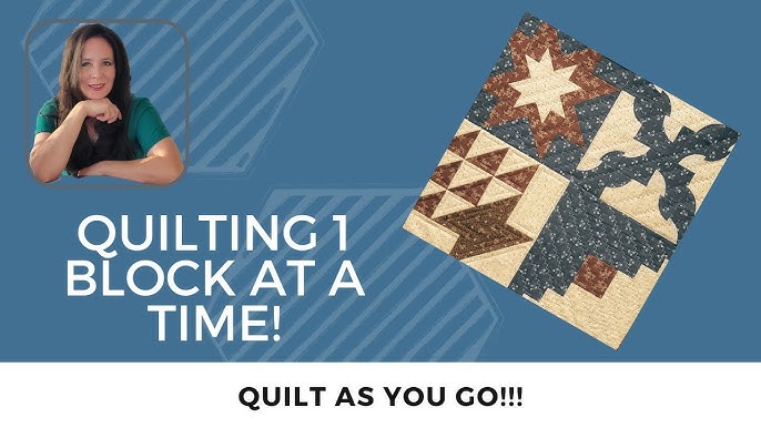 Joining Quilt As You Go Blocks