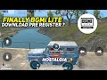 PUBG MOBILE LITE BACK AS BGMI LITE DOWNLOAD BGMI LITE 