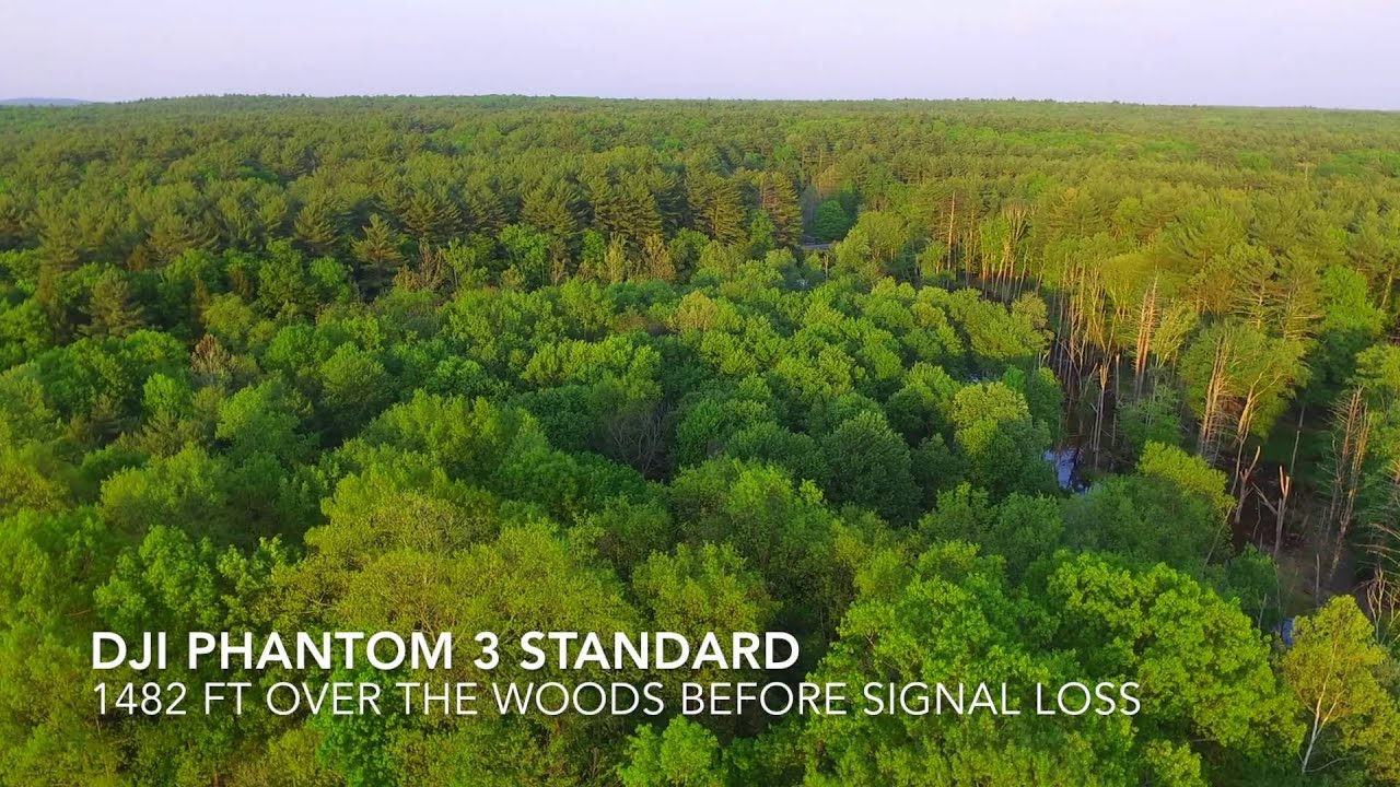 dronesense DJI Phantom 3 Standard 2.7k distance test