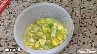 uppu nimmakaya - salted lemon pickle - nimbu ka achar - nimmakaya uragaya - lemon pickle