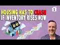 Housing Has to Crash if Inventory Rises NOW. Housing is Unaffordable it has to Crash. Housing Bubble