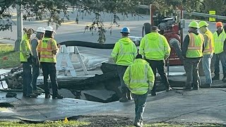WWNY Watertown main break repaired; mayor says safe drinking water could be restored by next week