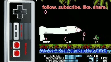 G.I.JOE A Real American Hero NES Gameplay