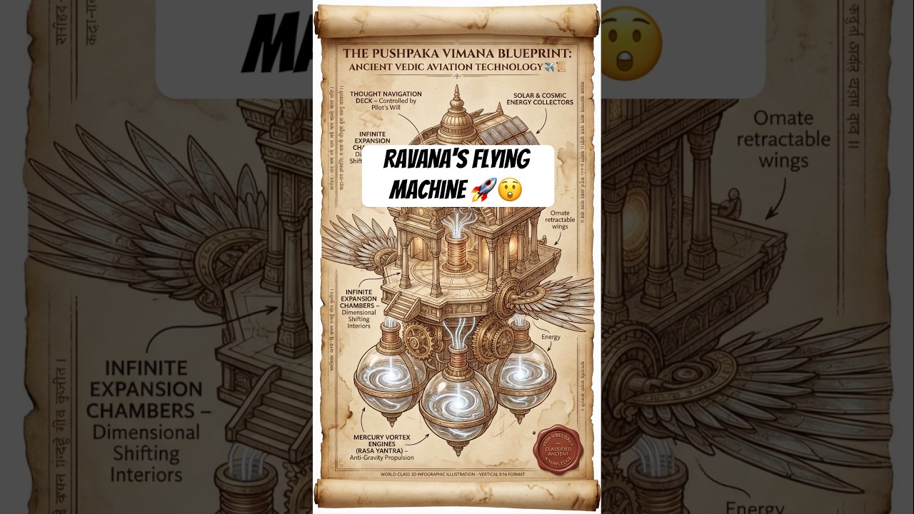 Ravana's Flying Machine ✈️🤔 