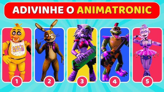 Adivinhe coisas sobre fnaf