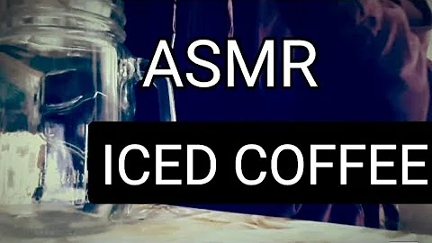 ASMR  Making Iced Coffee | No talking | lofi