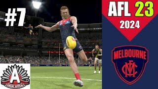 Melbourne career R7 2024 AFL 23