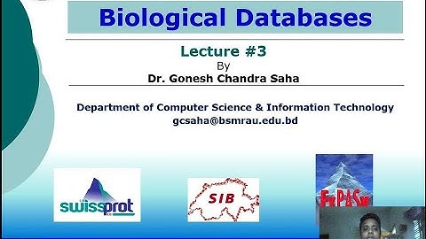 Video Lecture Biological Databases#6