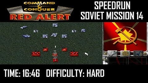 SPEEDRUN: C&C Red Alert - Soviets Mission 14 (Final Mission, Hard)