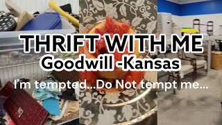 I'm tempted! Thrift With Me Kansas Goodwill! Purses Hardgoods Furniture + Haul