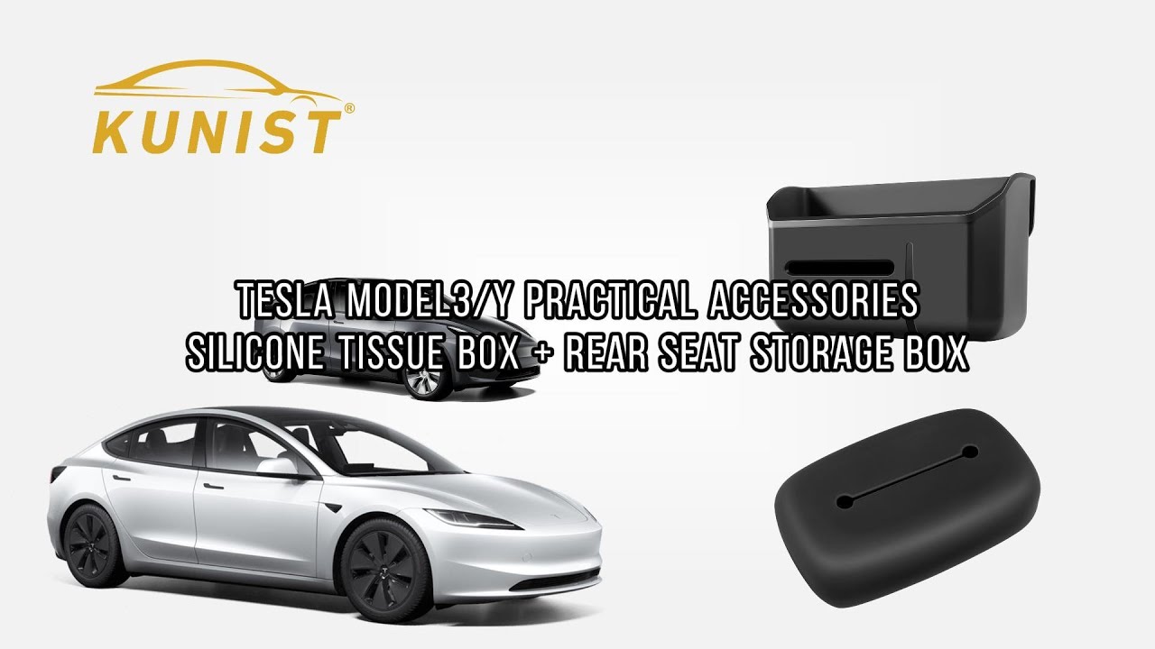 Tesla Model 3&Y Tissue Holder. Car Tissue Holder. YouTube