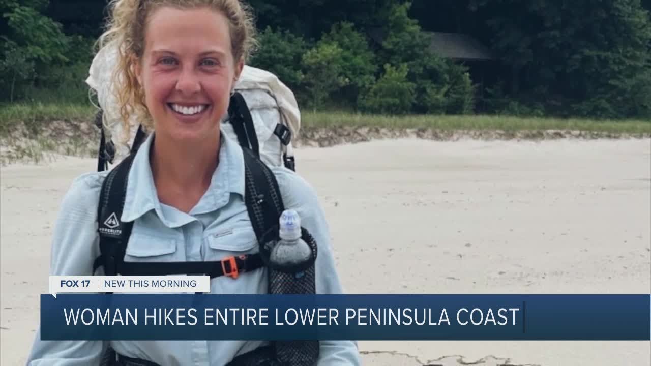 West Michigan native hikes lower peninsula coast