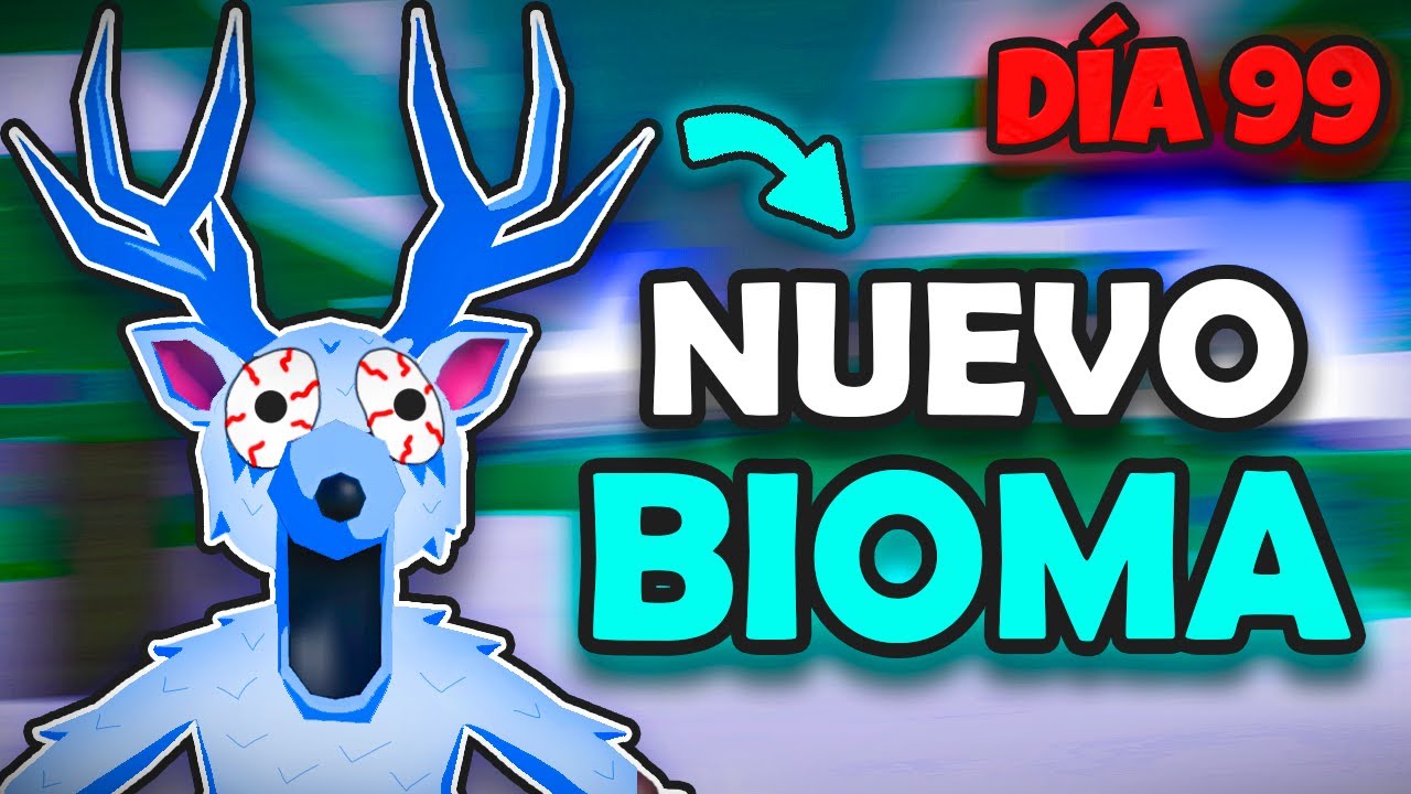 Sobreviviendo al Nuevo BIOMA DE NIEVE en 99 Noches en el Bosque 