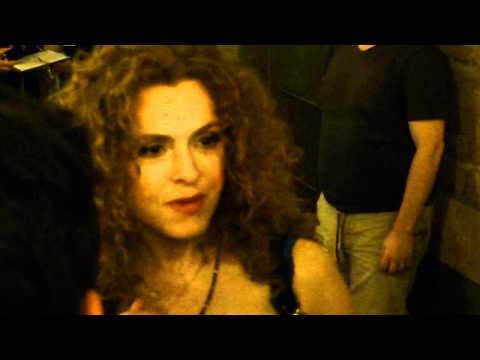 At the Stage Door with Bernadette Peters