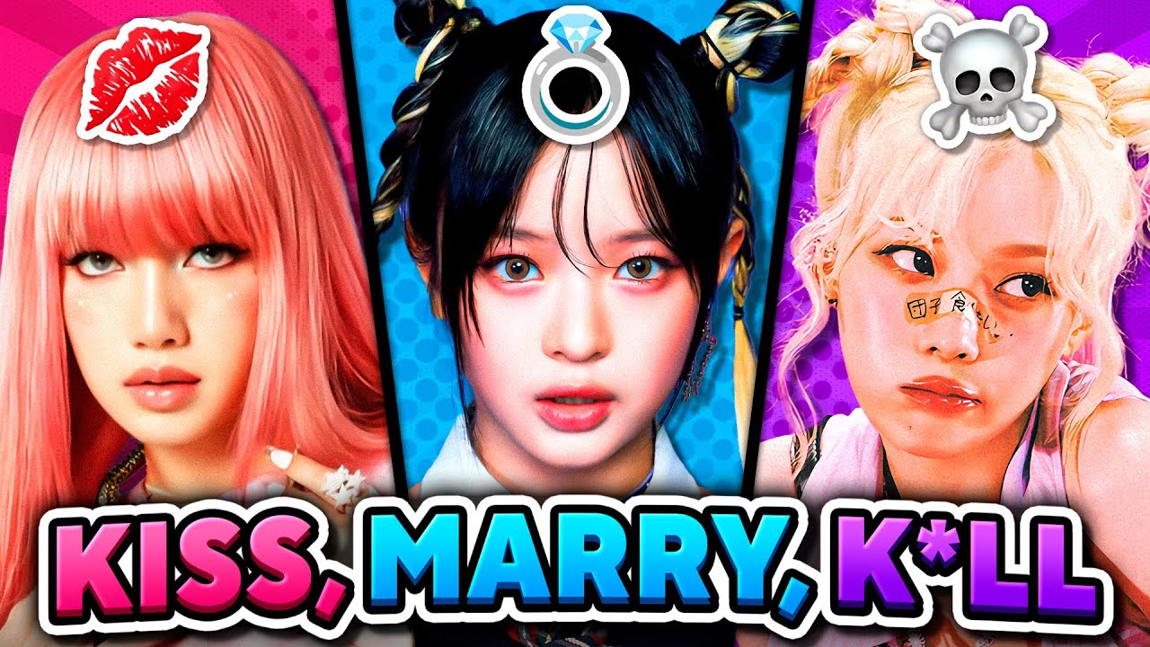 KISS 💋 MARRY💍K*LL 💀 - KPOP FAMALE IDOLS 🩷 | Kpop Quiz Challenge