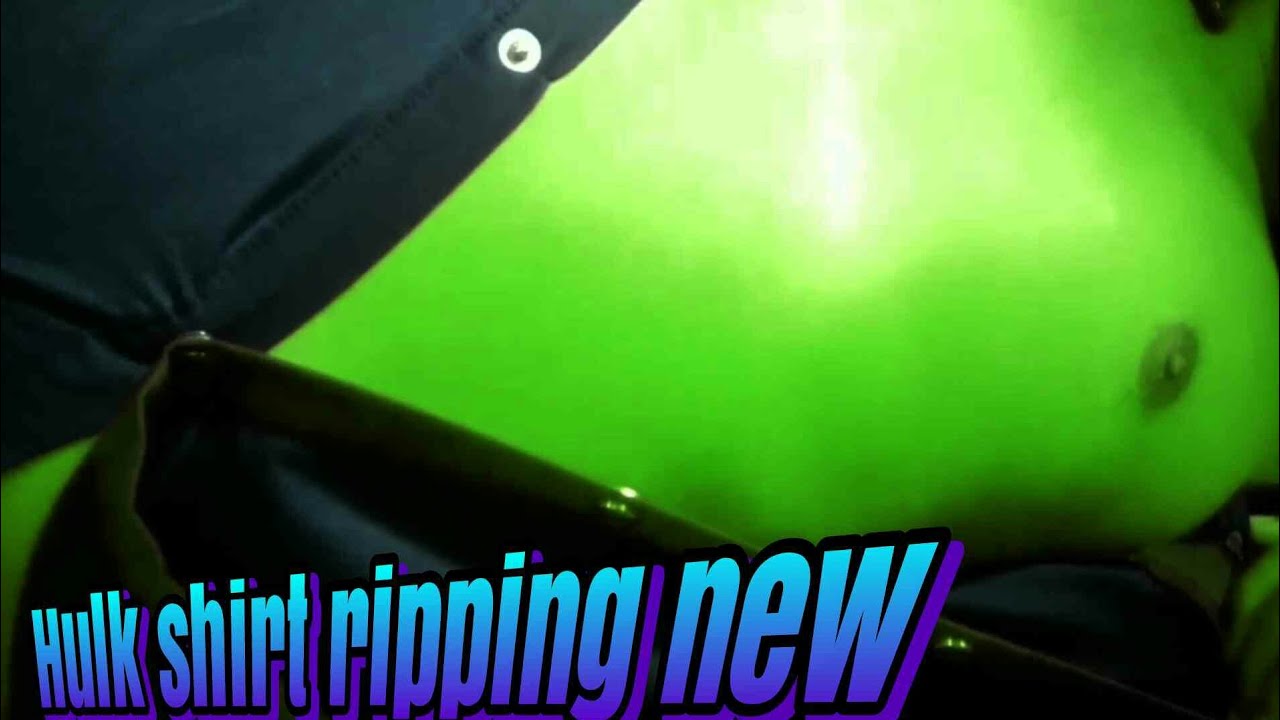 hulk shirt ripping transformation new