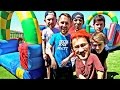 BOUNCE HOUSE OBSTACLE COURSE!! ft. Markiplier and Kids with Problems