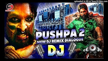 PUSHPA 2 THE RULE | Dialogues Remix Allu Arjun 2025 | Dj Sarzen Jharkhand