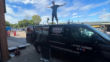 Garage Style Transform Busy Car Workshop | Best Workshop Flooring For Mechanics | PVC Floor Tiles