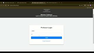 Question Paper Tracker Web App Divya Mitra Bca Adamas University