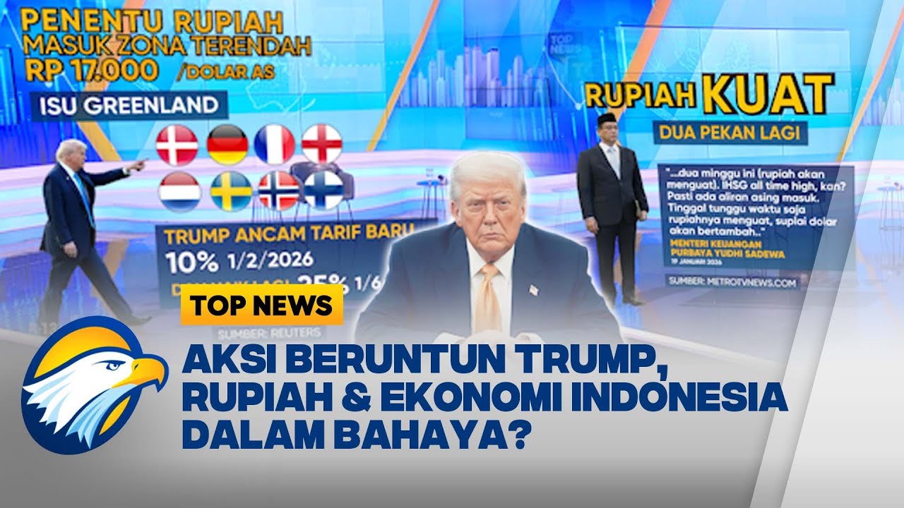 TOP ECOMONY - Guncang Ekonomi Dunia! Aksi Beruntun Trump Bikin Pasar Global Ketar-Ketir?