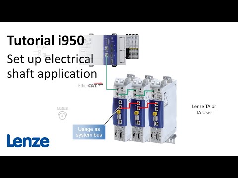 伦茨i950伺服变频器:设置电机轴应用