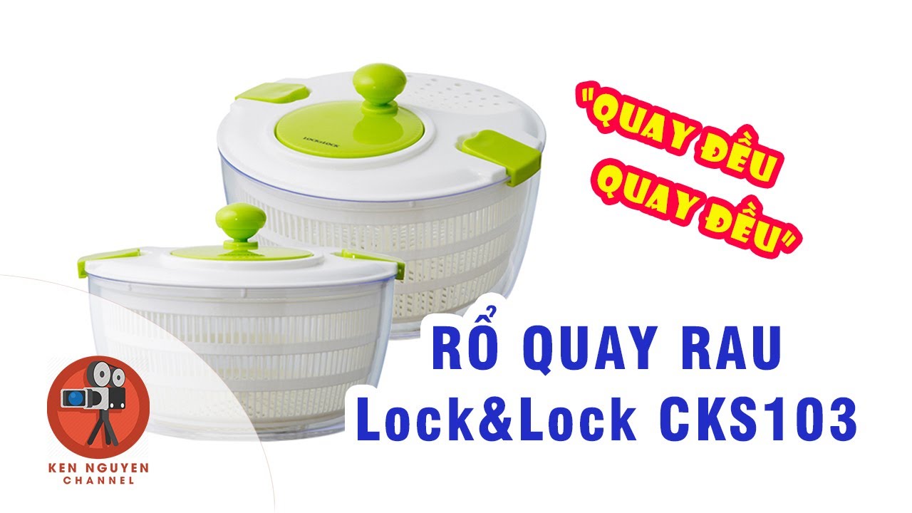 Bộ Dụng Cụ Làm Bếp Đa Năng Lock&Lock CKS103 - Rổ quay rau Lock&Lock ...