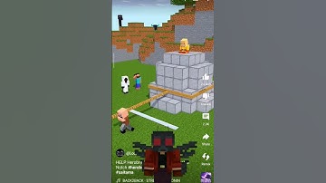 HELP Herobrine Pull Stone VS Entity VS Notch #herobrine #minecraft #shorts #saitama #reaction