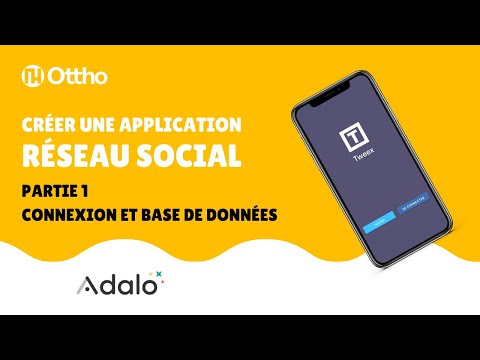 Créer un réseau social sur Adalo -  Connexion & base de données