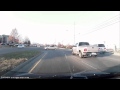 Driver Stops With Rear End in Oncoming Traffic